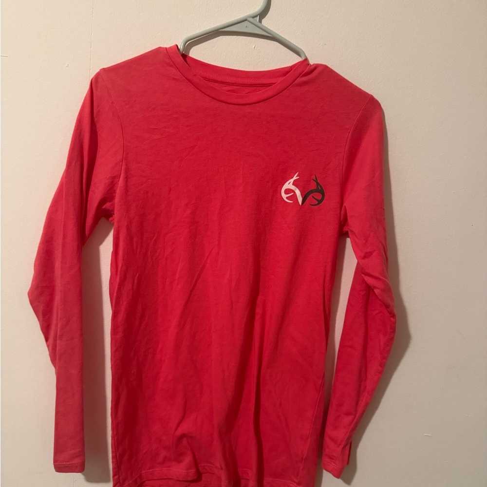 Realtree Bright Pink Long Sleeve Tee